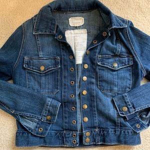 Current/Elliott snap denim jacket